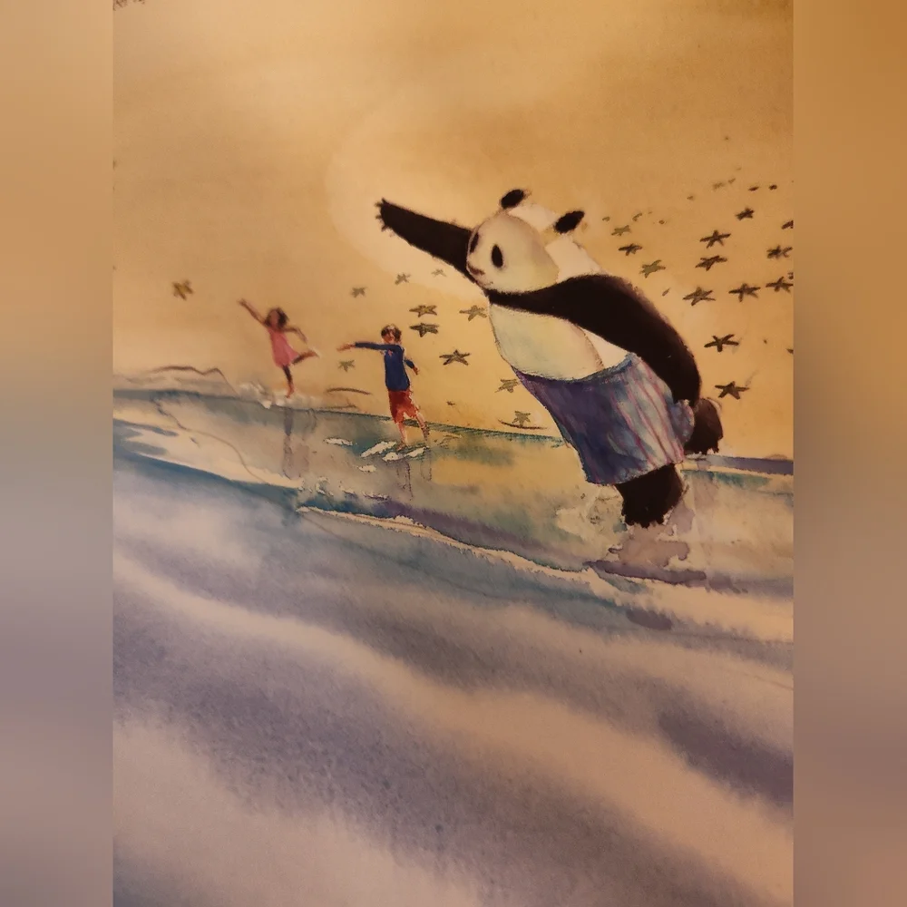 Jon J Muth Zen Socks Stillwater Panda With Leo & Molly New Neighbor Adventure